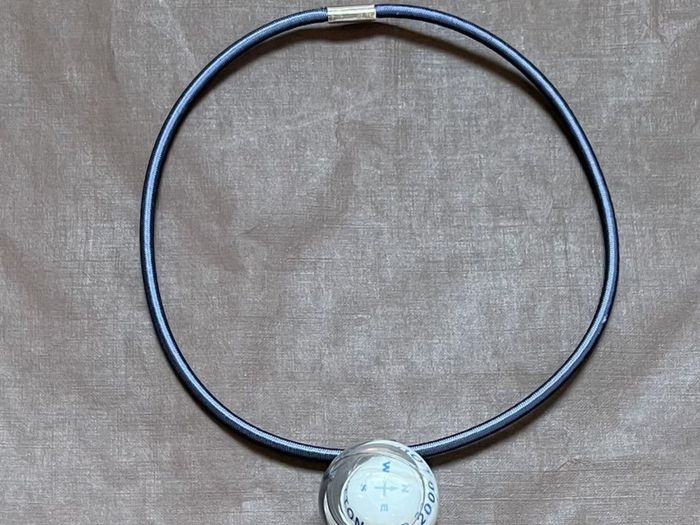 Authentic  Louis Vuitton Cup 2000 Compass Choker Necklace