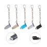 Aluminum Alloy OTG Micro USB (Male) to USB-C (Female) QC 3.0 Charger & Sync Adapter with Keychain (Brand New/Warranty) Image 2