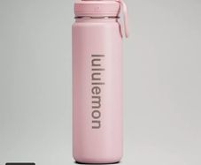 Lululemon water bottle pink