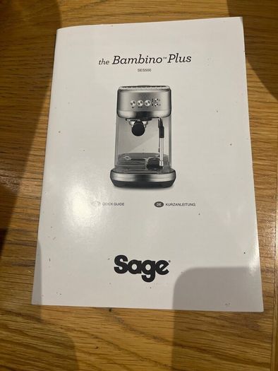 Sage Bambino Coffee Machine