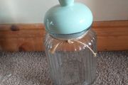 Glass Storage Jar with Ceramic Lid