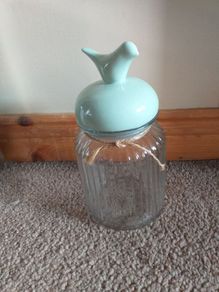 Glass Storage Jar with Ceramic Lid