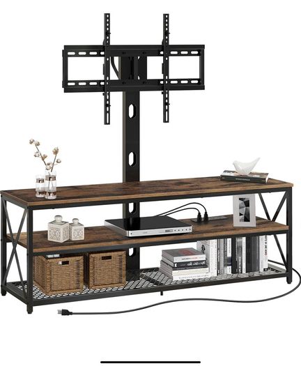 Wired TV Stand with storage for sale