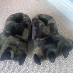 slippers kids dinosaur feet
