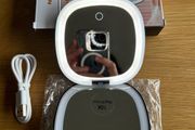 Brand new travel mirror with LED light, rechargeable