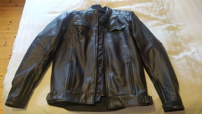Crane (aldi) black leather jacket