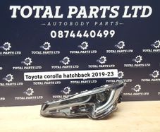 Toyota corolla hatchback 2019-23 headlight