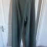 BNWT Nike Vintage green women's phoenix fleece wide leg standard fit High Rise Full length  pants for women size L UK18 EU46 Postage included Image 6