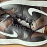 Nike Air Jordan 1 Mid Brown/Black UK5 EU38 Image 2