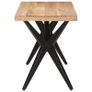 Dining Table 120x60x76 cm Solid Acacia Wood Image 3