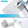 Laptop Stand, Ergonomic Foldable Computer Stand with Adjustable Height, Ventilated Aluminium Alloy Laptop Riser Desktop Book Stands Compatible with MacBook Air Pro Image 6