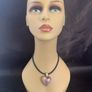 Vintage Murano glass heart necklace Image 2
