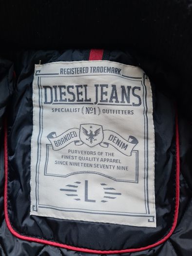 Black Diesel Jacket Size Large L