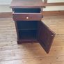 Mahogany Bedside Locker Image 2