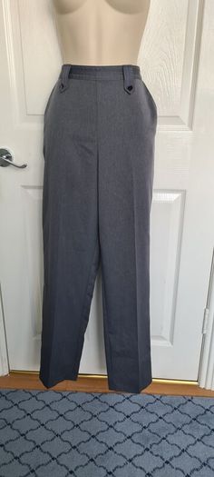 Grey M&S elasticated waist Trousers size 10