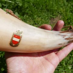 Vintage Hunting Horn 12"