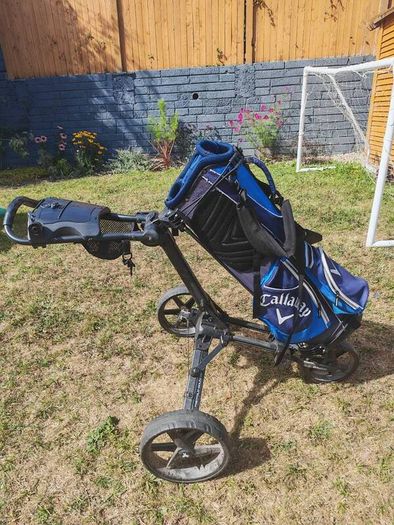 Callaway Golf Bag & FastFold Trolley bundle