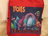 Trolls Personalized school bag Birthday Gift Boys Girls with your own name on it!