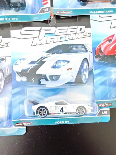 Hot Wheels Premium Speed Machines set of 5, new.