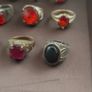Antique Brass Rings Lot of 15 Mixed Vintage Collectible Rings Image 4