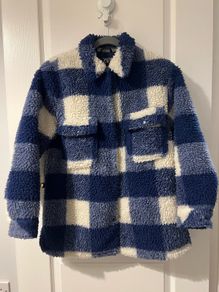 Zara Plaid Plush Jacket