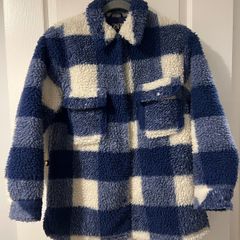 Zara Plaid Plush Jacket