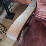 Solid Oak Armchair Image 3