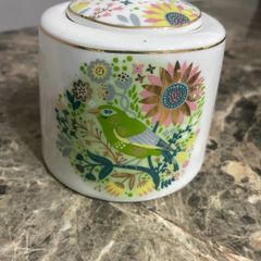 Birdy Tipperary Crystal lidded sugar bowl
