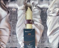 QUICK SALE (Brand New): Newgrange Living Crystal Candlestick & Taper Set (In Box) - Collection D13