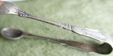 Vintage Silver Plated Ice Tongs