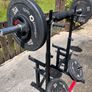 Gym equipment (squat rack/ bench / barbell + weights) Image 6
