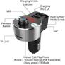 Bluetooth FM Transmitter, Car Radio Audio Adapter MP3 Player Handsfree Car Kit with Dual USB Ports 5V/3.4A, LED Display Car Voltage, Play TF Card/USB Flash Drive (FREE POSTAGE) Image 2