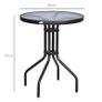 Metal Square Outdoor Garden Bistro Table (FREE POSTAGE) Image 3