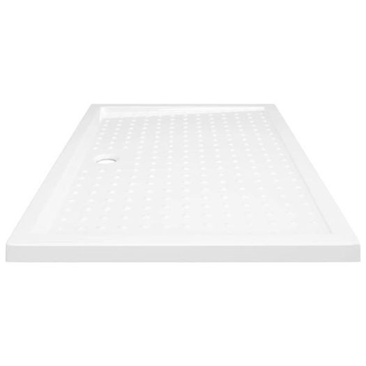 Shower Base Tray with Dots White 80x120x4 cm