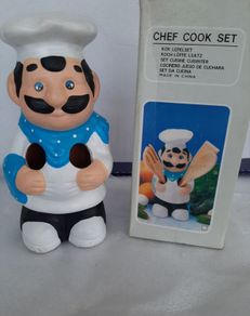 vintage rare new funny chef in box 70's