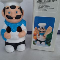 vintage rare new funny chef in box 70's