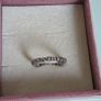 Pandora forever love hearts stackable ring size (52)(no box) Image 3