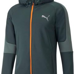 PUMA Evostripe Warm Full Zip Hoodie Green Gables