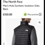 Mens gillet, blue, North Face, size US medium. Aisa L Image 6