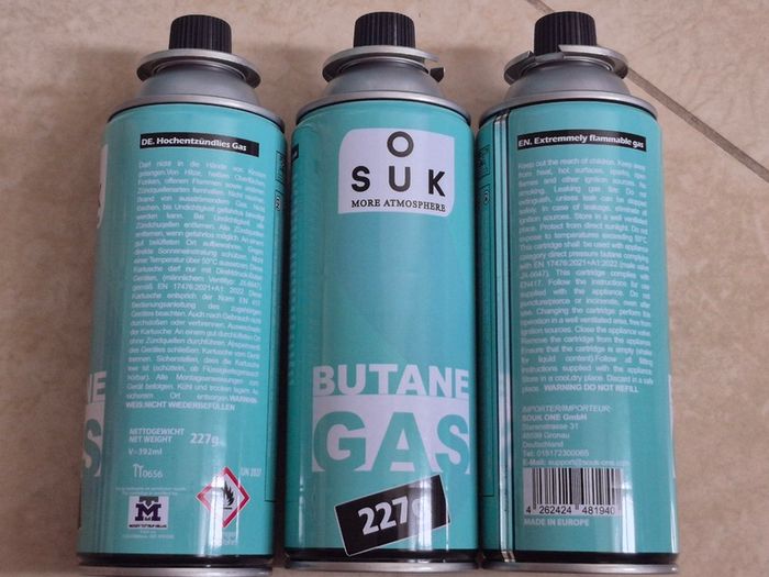 Camping Gas Butane Cartridge 227g