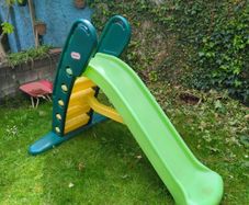 little tikes garden kids slide - easy store evergreen