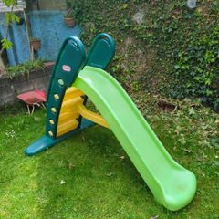 little tikes garden kids slide - easy store evergreen