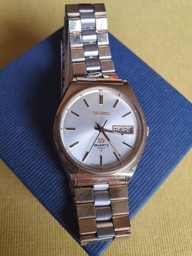 Vintage Seiko SQ 4004 dual tone