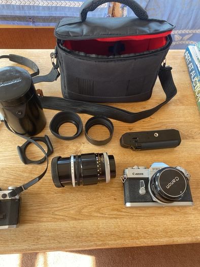 canon film cameras and equipment
