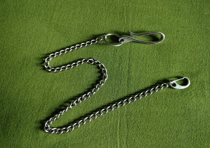 NEW Stainless Steel Keychain Japanese Hook Welded Chain