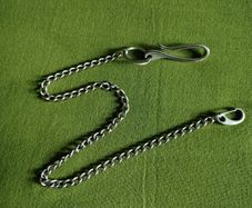NEW Stainless Steel Keychain Japanese Hook Welded Chain