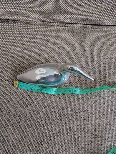Hoselton Aluminium Sculpture Figurine vintage circa 1970 signed #1555 made in Canada Loon Duck Goose Fowl in very good condition see all photos FREE STANDARD POSTAGE INCLUDED
