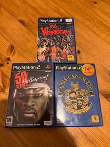 Playstation 2 games - 50 cent, the warriors and canis canem