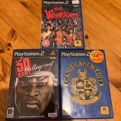 Playstation 2 games - 50 cent, the warriors and canis canem