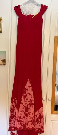 Red debs dress